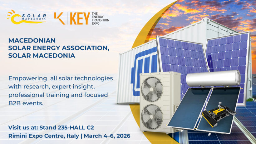 Macedonian Solar Energy Association, Solar Macedonia exhibiting at KEY – The Energy Transition Expo 2026 ! Macedonian Solar Energy Association, Solar Macedonia exhibiting at KEY – The Energy Transition Expo 2026 !